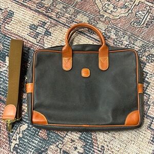Bric's Leather Briefcase Laptop Bag for Travel